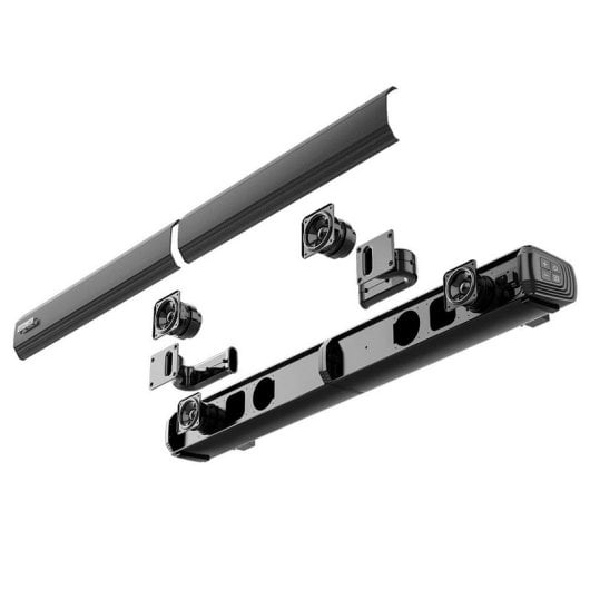 Ultimea Apollo S40 Abnehmbare 2.2-Kanal-Soundbar, Schwarz