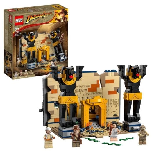 Kit de construcción LEGO® Indiana Jones™ 77013 Huida de la Tumba Perdida (600 piezas)
