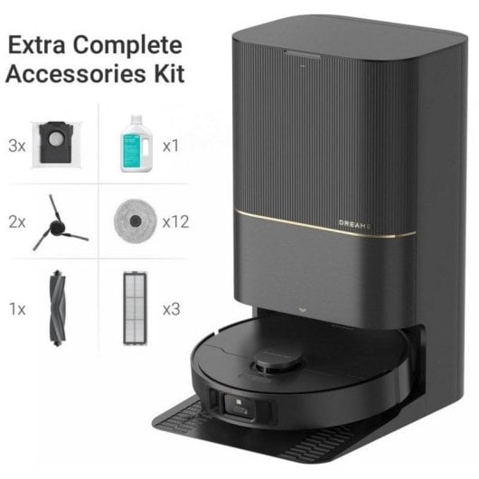 Robot Aspirapolvere e Lavapavimenti Dreame X40 Ultra Complete Autosvuotamento Navigazione IA 12.000 Pa Controllo vocale