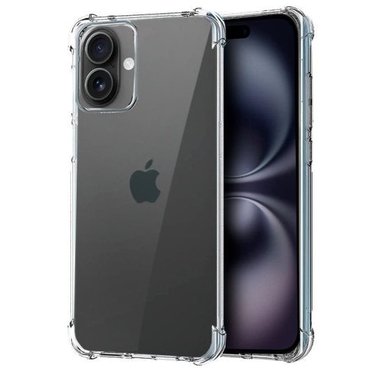 Cool Funda AntiShock Transparente para iPhone 16