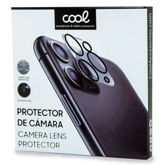 Cool Protector Cristal Templado para Cámara de iPhone 16 / 16 Plus