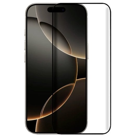 Cool Protector Pantalla Cristal Templado FULL 3D Negro para iPhone 16 Pro