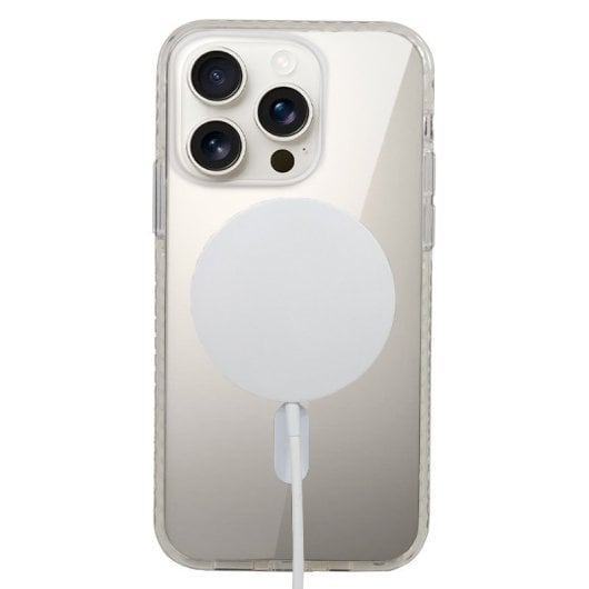 Coque magnétique transparente cool pour iPhone 16 Pro