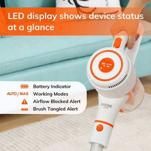iLife G80 Aspirador Escoba Inalámbrica Easine 250W Blanco