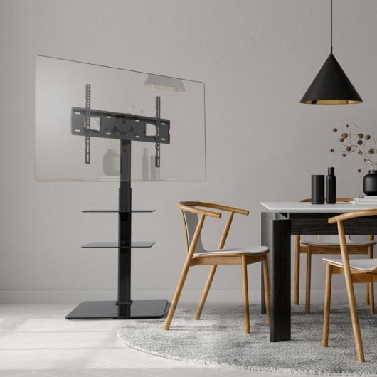 Onkron TS5550-B Soporte TV Pie con Altura Regulable y Base Giratoria 32"/ 65" Vesa 600x400 Máx 40Kg