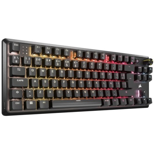 Corsair K70 CORE TKL Teclado Mecánico Gaming RGB Switch MLX Red v2 Negro
