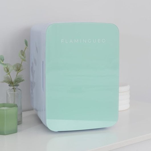 Mini frigorifero portatile Flamingueo con funzione caldo e freddo 10L 12V Verde