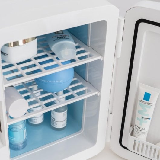 Mini frigorifero portatile Flamingueo con funzione caldo e freddo 10L 12V Bianco