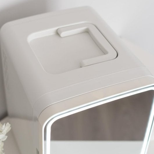 Flamingueo Mini Frigorífico para Quarto com Espelho e Função Frio e Calor 10L 12V