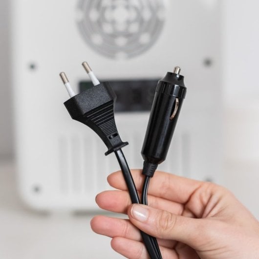 Flamingueo Mini Frigorífico para Quarto com Espelho e Função Frio e Calor 10L 12V
