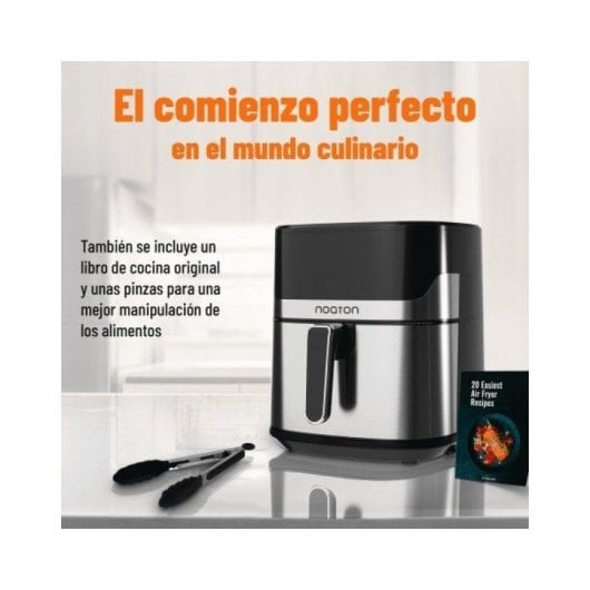 Heißluftfritteuse Noaton A62 Pro Plus 6,2L 1600W Edelstahl Touchscreen