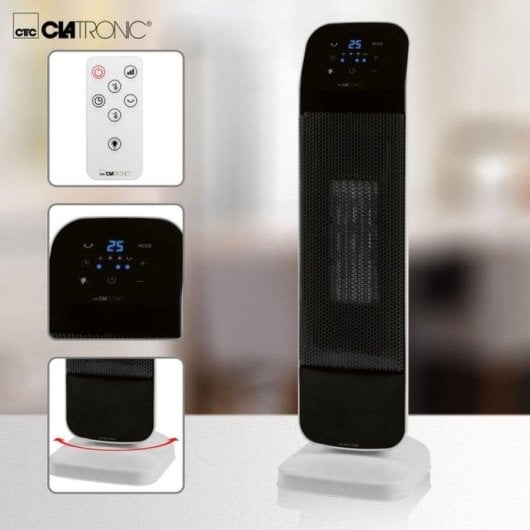 Keramikheizlüfter Clatronic HL 3763 2000W Fernbedienung leise