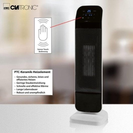 Keramikheizlüfter Clatronic HL 3763 2000W Fernbedienung leise