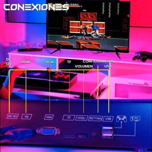 UnicView Pandora Box 3D Extreme WiFi Arcade con 11000 Juegos