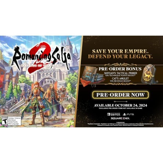 Romancing Saga 2:Revenge Of The Seven PS5
