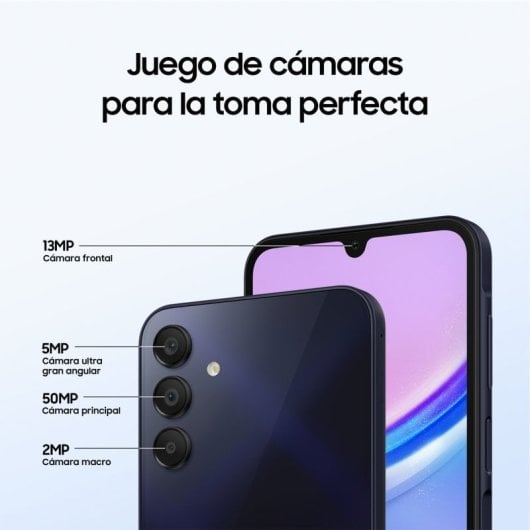 Samsung Galaxy A15 8/256GB Negro Libre Versión Importada EU