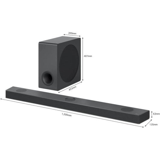 Soundbar LG S90qy 570w Bluetooth Preta