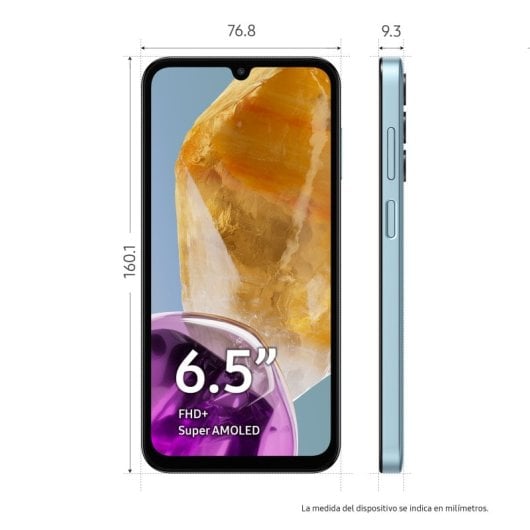 Samsung Galaxy M15 5G 4/128GB Azul Claro Libre Versión Importada EU