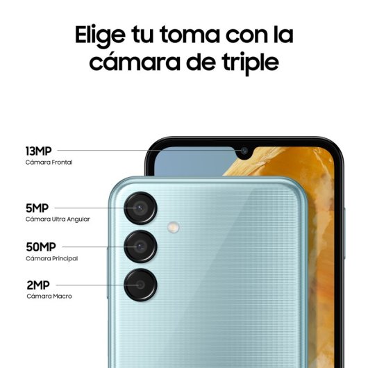 Samsung Galaxy M15 5G 4/128GB Azul Claro Libre Versión Importada EU
