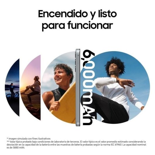 Samsung Galaxy M15 5G 4GB 128GB 6.5" Bleu Clair