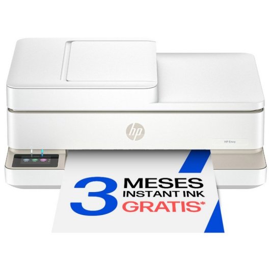 HP Envy 6520e Impresora Multifunción Color WiFi Dúplex Fax +3 Meses Gratis Impresión Instant Ink HP+