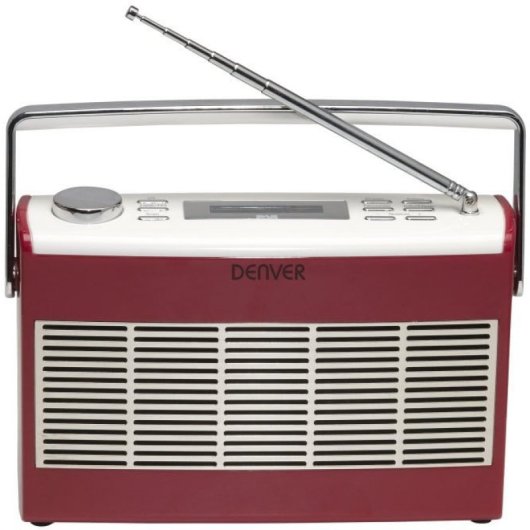 Denver DAB-37RED Radio Portátil Digital Roja