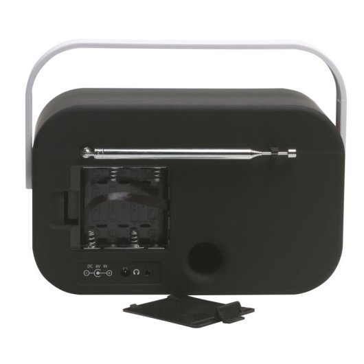 Denver DAB-40BLACK Radio Portátil Digital Negra