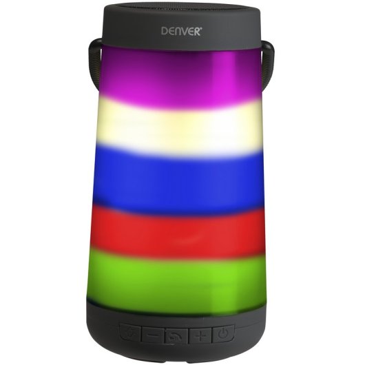 Denver BTL-311 Altifalante Portátil Bluetooth com Efeitos de Luz LED 5W Preto