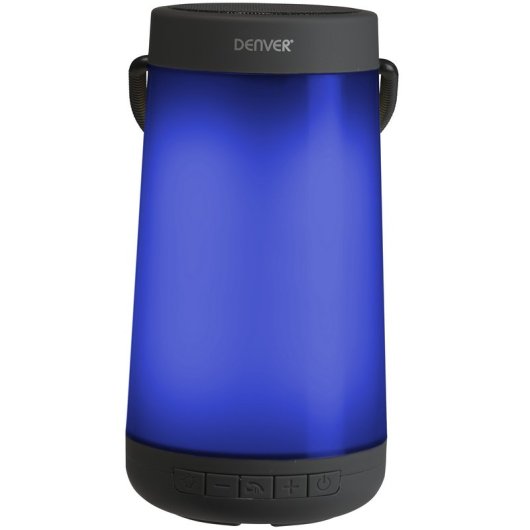 Denver BTL-311 Altifalante Portátil Bluetooth com Efeitos de Luz LED 5W Preto