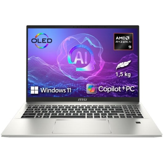 MSI Prestige A16 AI+ A3XMG-077ES AMD Ryzen AI 9 HX 370/32GB/1TB SSD/16" + WIN 11