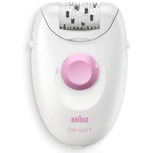 Braun Silk-épil 1 1-010 épilateur 20 pince(s) Rose, Blanc