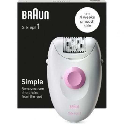 Epilatore Braun Silk-épil 1 1-010 con Cavo 2 Velocità