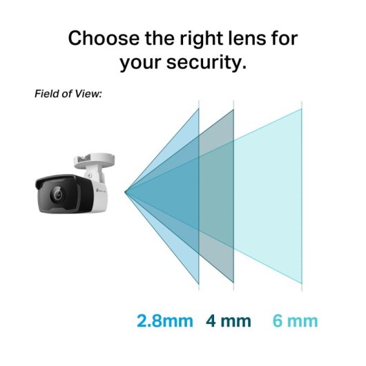 TP-Link VIGI C320I Cámara IP Tipo Bullet con IR para Exterior 2MP Blanca/Negra