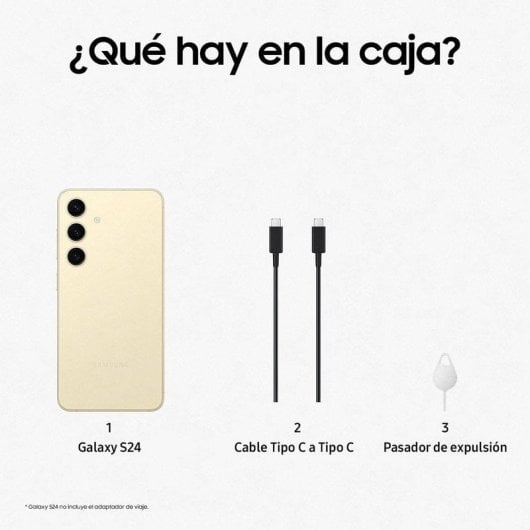 Samsung Galaxy S24 8/256GB Amarillo Amber Libre Versión Importada EU
