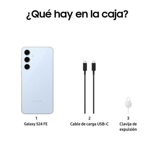 Samsung Galaxy S24 FE 5G 8GB Bleu Clair 256GB 6,7" Étanche