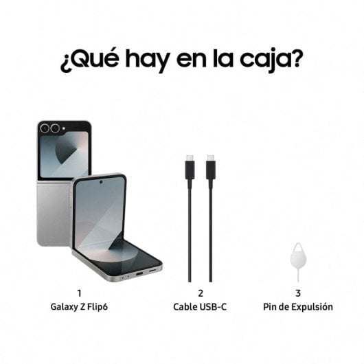 Samsung Galaxy Z Flip 6 (f741b) 5g 12/512 GB Silber