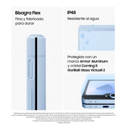 Samsung Galaxy Z Flip6 256GB Smartphone Plegable con IA Amarillo Libre Versión Importada EU