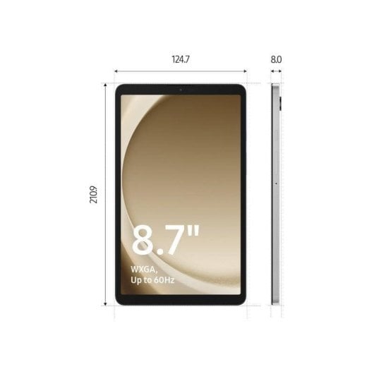 Samsung Galaxy Tab A9 WiFi 8.7" 4GB/64GB Gris Versión Importada EU