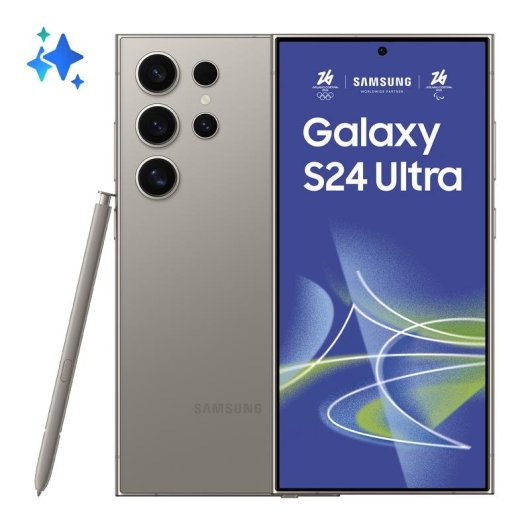 Samsung Galaxy S24 Ultra 12/256GB Grey Titanium Libre Versión Importada EU