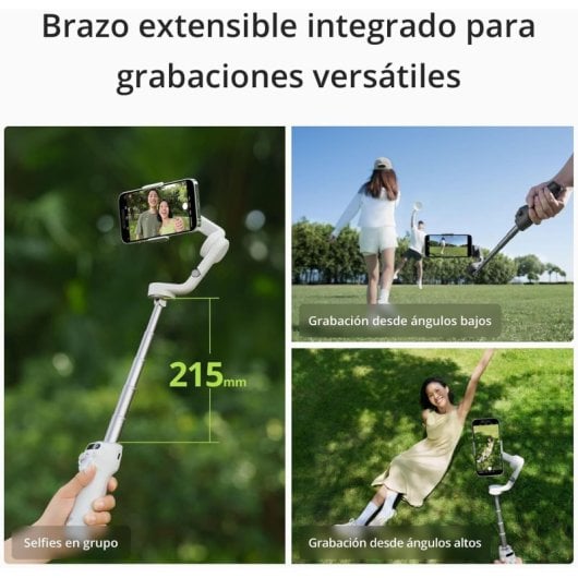 DJI Osmo Mobile 6 Estabilizador Inteligente para Smartphones Platino