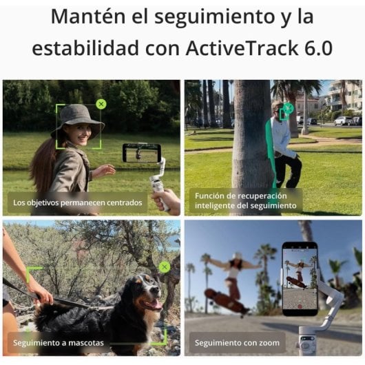 DJI Osmo Mobile 6 Estabilizador Inteligente para Smartphones Platino