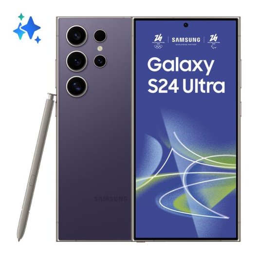 Samsung Galaxy S24 Ultra 5G Violet Titane 12GB 512GB 6,8" S Pen intégré