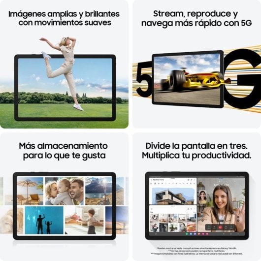 Tablette Samsung X210 4-64 Gy Octa Core 4 Go Ram 64 Go Gris