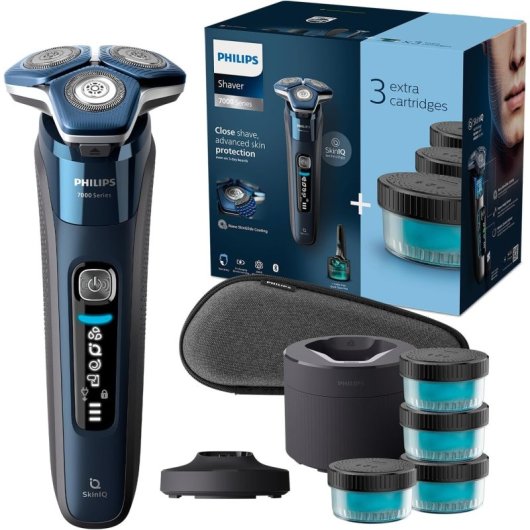 Philips Shaver Series 7000 S7882/55 Máquina de Barbear Elétrica em Seco e Húmido