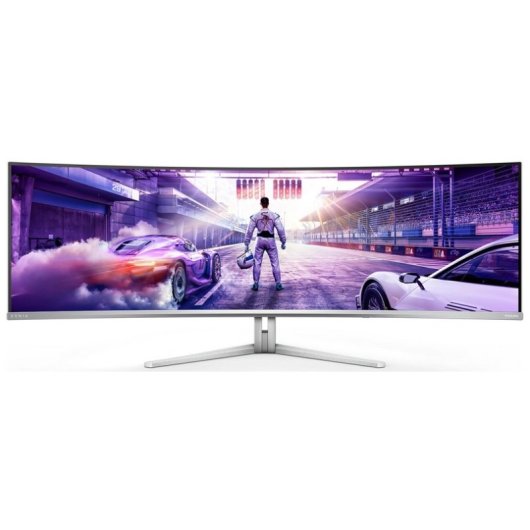 Monitor Philips Evnia 8000 49M2C8900L 49" Dual QHD 144Hz QD-OLED Curvo FreeSync Premium Pro HDR