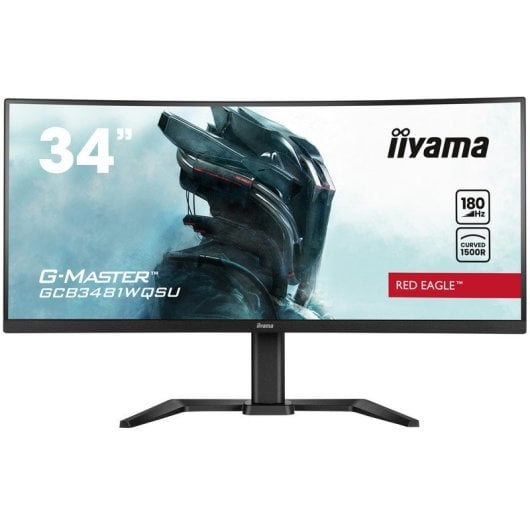Iiyama RED EAGLE G-MASTER GCB3481WQSU-B1 34" LED UWQHD 180Hz FreeSync Premium Curved