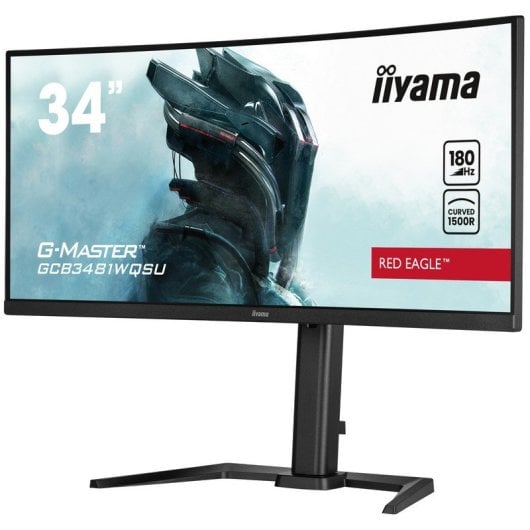 Iiyama RED EAGLE G-MASTER GCB3481WQSU-B1 34" LED UWQHD 180Hz FreeSync Premium Curved
