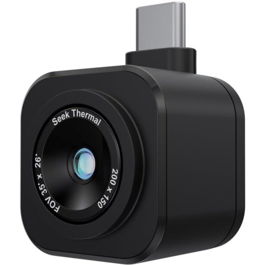 Seek Thermal CW-DBAX Cámara Termográfica USB-C 200X150 Píxeles Negra
