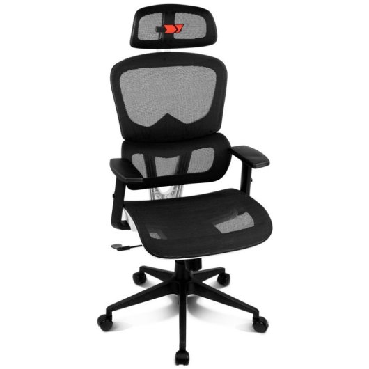 Drift DRAIR200 Mesh Cadeira Gaming Ergonómica Transpirável e Regulável Preta/Branca