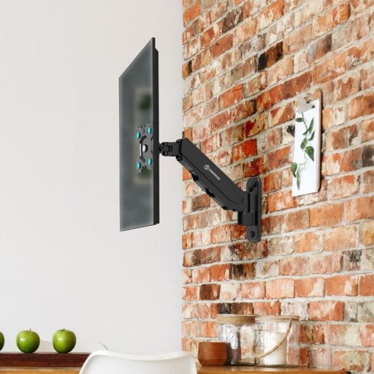Onkron Soporte Pared TV y Monitor 13"/34" VESA 100x100 Max 8 Kg Negro